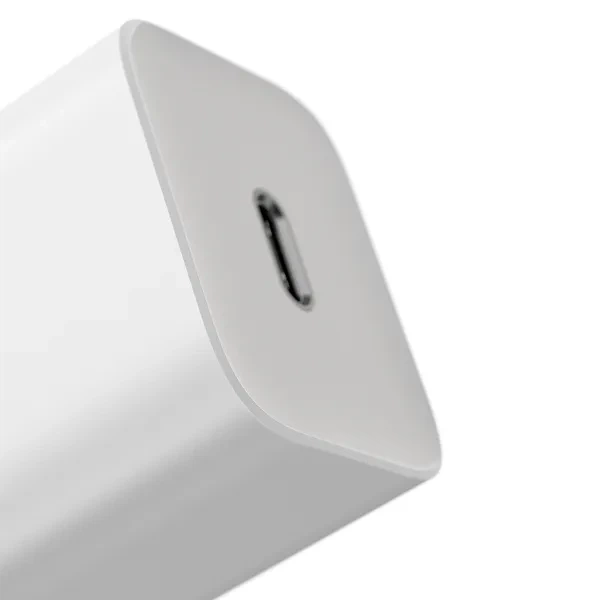Зарядний пристрій Baseus Super Silicone PD Charger 20W 1x USB Type-C Білий (CCSUP-B02) - зображення 6