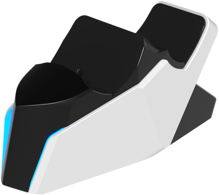 Зарядна станція YAXO RAPID SHOT для контролерів DualSense PS5 Alpine White (YGRSCB01W) - зображення 7