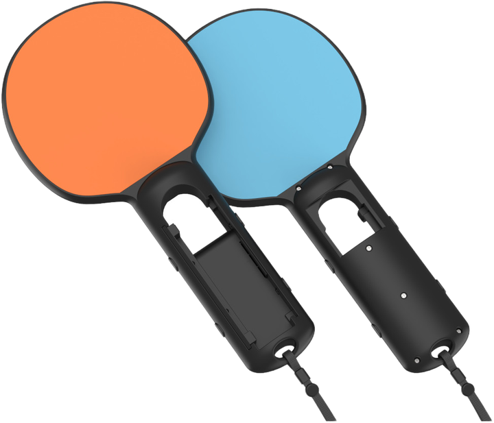 Тримач Yaxo для Joy-Con Tennis Set на NS/NS2 Inferno Orange/Hydro Blue (YGTSJCH01CM) - зображення 3