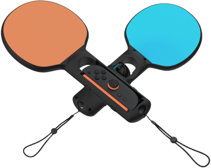 Тримач Yaxo для Joy-Con Tennis Set на NS/NS2 Inferno Orange/Hydro Blue (YGTSJCH01CM) - зображення 4