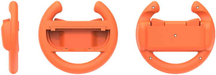 Тримач Кермо Yaxo для Joy-Con Wheels Set на NS/NS2 Inferno Orange/Hydro Blue (YGWSJCH01CM) - зображення 3