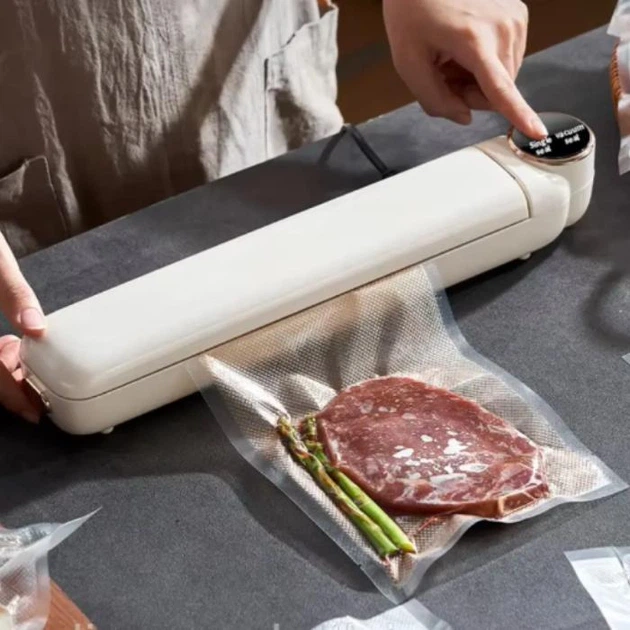 Вакуумный упаковщик LS-801 с дисплеем Vacuum Sealer, 90 Вт, белый - изображение 2