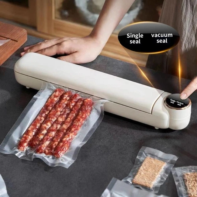 Вакуумный упаковщик LS-801 с дисплеем Vacuum Sealer, 90 Вт, белый - изображение 3