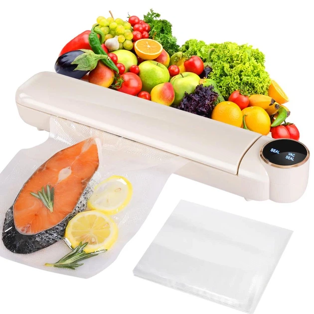 Вакуумный упаковщик LS-801 с дисплеем Vacuum Sealer, 90 Вт, белый - изображение 4