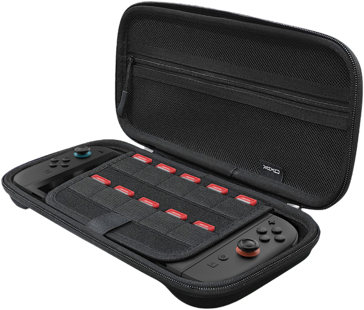 Чохол Yaxo Scutum для Nintendo Switch/Nintendo Switch 2 Techno Black (YGSCCC01B) - зображення 3