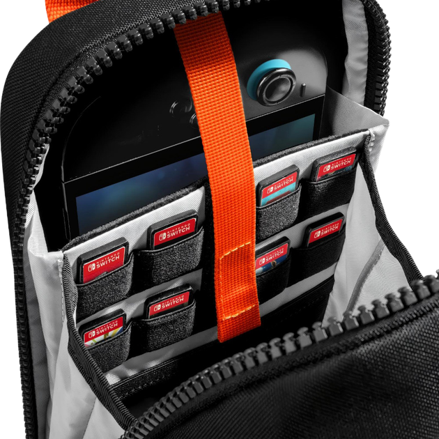 Torba Yaxo Huron do Nintendo Switch/Nintendo Switch 2 Techno Black (YGHBCC01B) - obraz 7