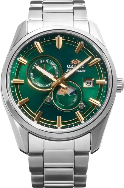 Часы мужские Orient Stretto Sun & Moon RA-AK0314E30B - Фото 1 Часы мужские Orient Stretto Sun & Moon RA-AK0314E30B - изображение 1