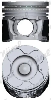 Поршень двигуна NURAL 87-126000-10 Opel Astra, Omega, Frontera, Vectra, Zafira - Фото 1 Поршень двигуна NURAL 87-126000-10 Opel Astra, Omega, Frontera, Vectra, Zafira - зображення 1