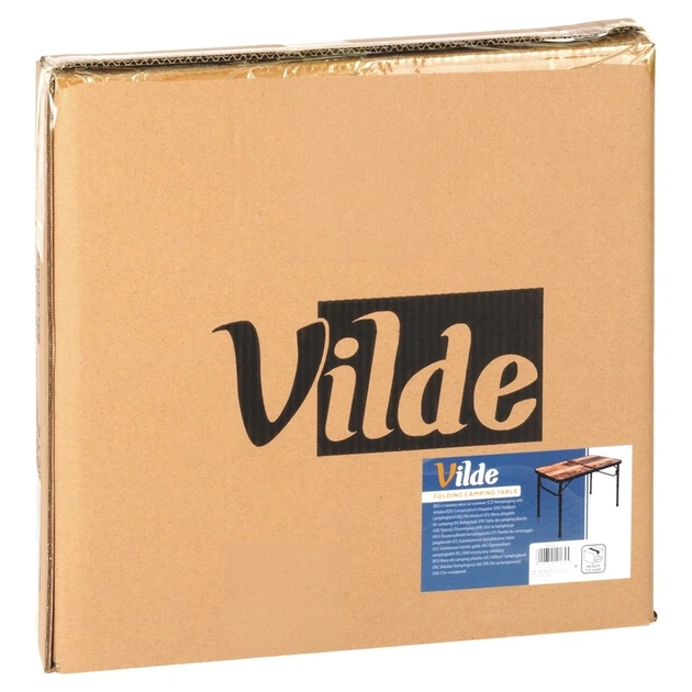 Стіл туристичний Vilde 489400 розкладний 2в1 80 x 40 x 33/60 см Коричневий (5900670121645) - Фото 14 Стіл туристичний Vilde 489400 розкладний 2в1 80 x 40 x 33/60 см Коричневий (5900670121645) - зображення 14