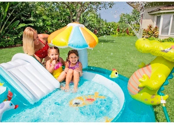 Надувной игровой центр Intex 57165 Аллигатор (203 х 170 х 84 см) - Фото 4 Надувной игровой центр Intex 57165 Аллигатор (203 х 170 х 84 см) - изображение 4