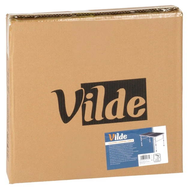 Стіл туристичний Vilde 489401 розкладний 2в1 80 x 40 x 37/66 см Графітовий (5900670121652) - Фото 14 Стіл туристичний Vilde 489401 розкладний 2в1 80 x 40 x 37/66 см Графітовий (5900670121652) - зображення 14