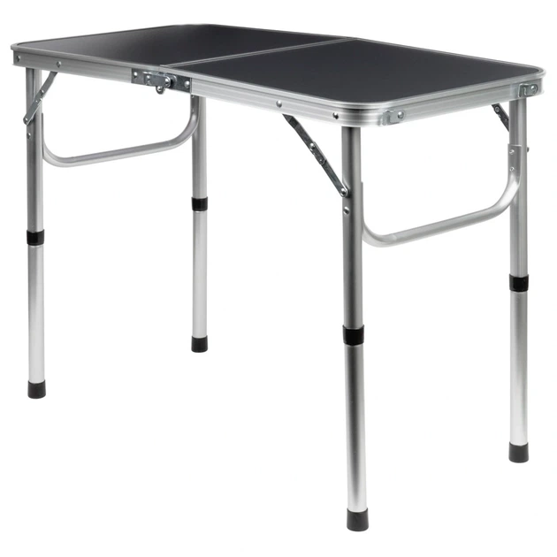 Стіл туристичний Vilde 489401 розкладний 2в1 80 x 40 x 37/66 см Графітовий (5900670121652) - Фото 4 Стіл туристичний Vilde 489401 розкладний 2в1 80 x 40 x 37/66 см Графітовий (5900670121652) - зображення 4