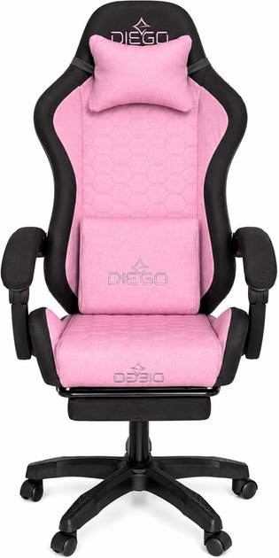 Кресло геймерское DIEGO Fabric X Pink - Фото 1 Кресло геймерское DIEGO Fabric X Pink - изображение 1