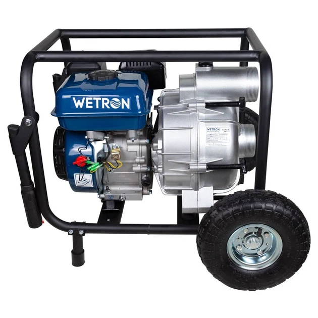 Мотопомпа Wetron WM80W 7,5 л.с. для грязной воды 60 м³/ч алюминий 3,6 л - изображение 2
