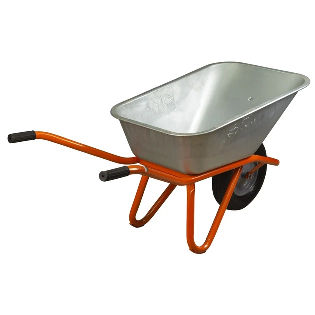 Тачка строительная одноколесная 90л 200кг колесо 15" FLORA 5056464 - изображение 5