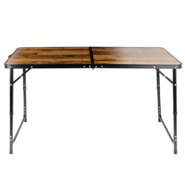 Стіл туристичний Vilde 489404 розкладний 3в1 120 x 60 x 54/62/70 см Коричневий (5900670121683) - Фото 2 Стіл туристичний Vilde 489404 розкладний 3в1 120 x 60 x 54/62/70 см Коричневий (5900670121683) - зображення 2