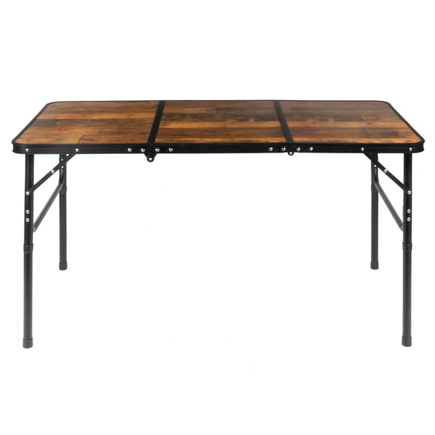 Стіл туристичний Vilde 489406 розкладний 2в1 120 x 60 x 34,5/65 см Коричневий (5900670121706) - Фото 2 Стіл туристичний Vilde 489406 розкладний 2в1 120 x 60 x 34,5/65 см Коричневий (5900670121706) - зображення 2