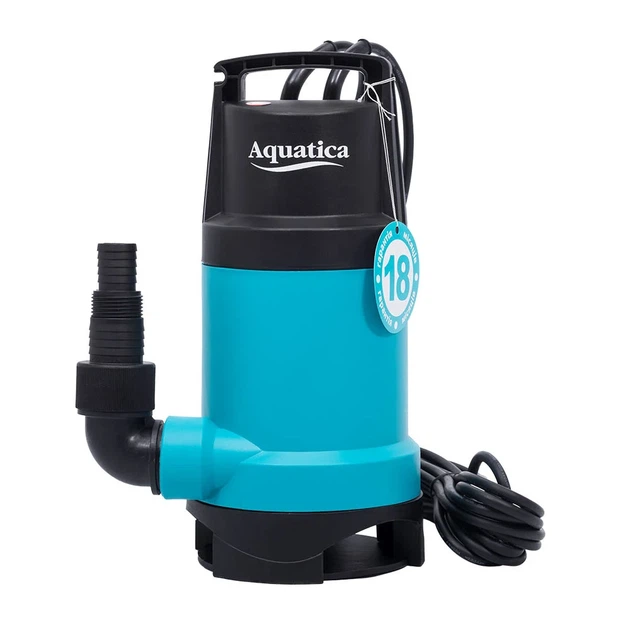 Дренажный насос Aquatica 773175 0,75 кВт 220 л/мин 9,5 м для чистой воды 345x195x185 мм - Фото 2 Дренажный насос Aquatica 773175 0,75 кВт 220 л/мин 9,5 м для чистой воды 345x195x185 мм - изображение 2
