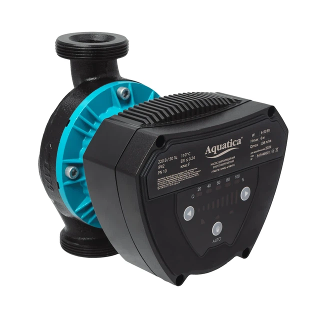 Циркуляционный насос Aquatica GPA32-6/180 IV 90Вт Hmax 6м Qmax 108л/мин чугун 180мм - изображение 5