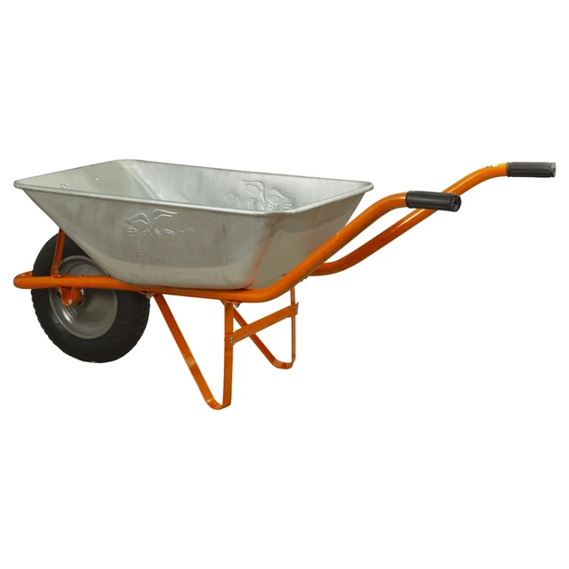 Тачка садовая одноколесная 58л 120кг колесо 14" FLORA 5055324 - Фото 3 Тачка садовая одноколесная 58л 120кг колесо 14" FLORA 5055324 - изображение 3