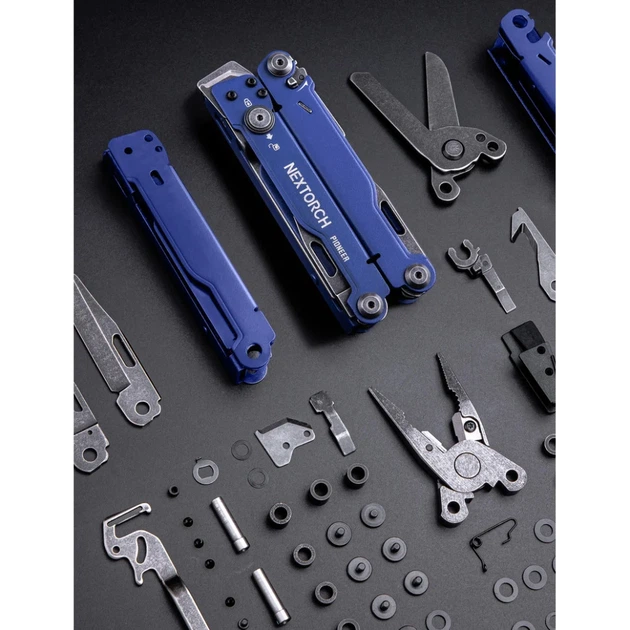 Мультитул Nextorch Pioneer MT20 14 функций нержавеющая сталь 109х39х28 мм синий - изображение 6