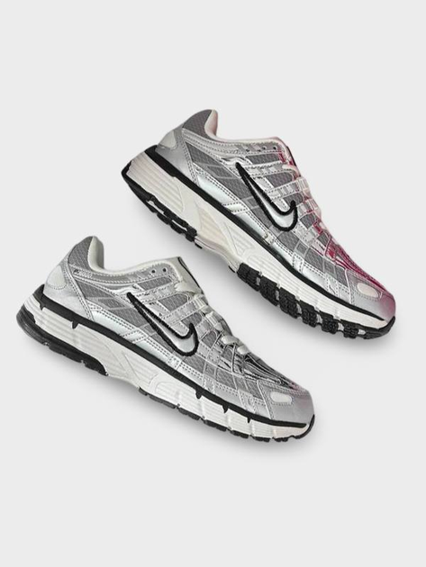 Мужские кроссовки с вишивкой Nike p-6000 silver biege 46 - Фото 5 Мужские кроссовки с вишивкой Nike p-6000 silver biege 46 - изображение 5