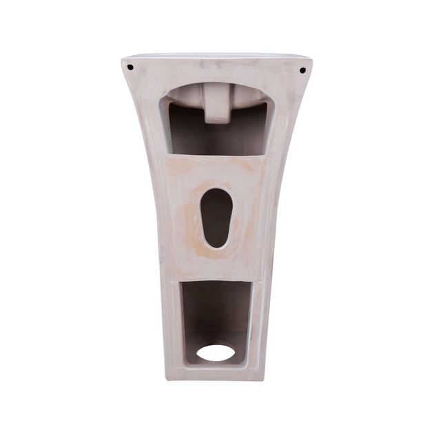Раковина моноблок Mixxus BEVEL-1101 с отверстием под смеситель и переливом 450х435х835mm (MI6697) - изображение 8
