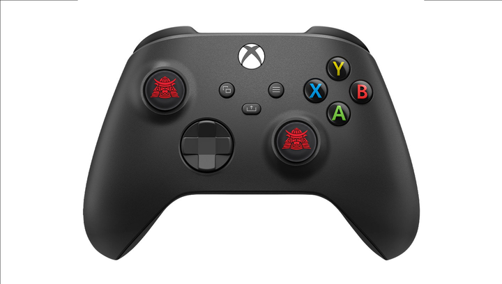 Накладки на Стики 2шт RMC Ghost of Tsushima Samurai PlayStation 5 4 3 2 1 Xbox Series One 360 Switch 2 Black Red - Фото 3 Накладки на Стики 2шт RMC Ghost of Tsushima Samurai PlayStation 5 4 3 2 1 Xbox Series One 360 Switch 2 Black Red - изображение 3