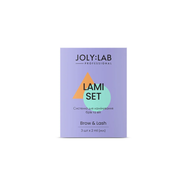 Система для ламинирования бровей и ресниц Joly:Lab 3 шт х 2 мл 4823109407718 - изображение 2