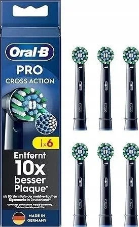 Насадки для зубної щітки Oral-B Pro CrossAction 6 шт. (ORA-860229) - Фото 1 Насадки для зубної щітки Oral-B Pro CrossAction 6 шт. (ORA-860229) - зображення 1