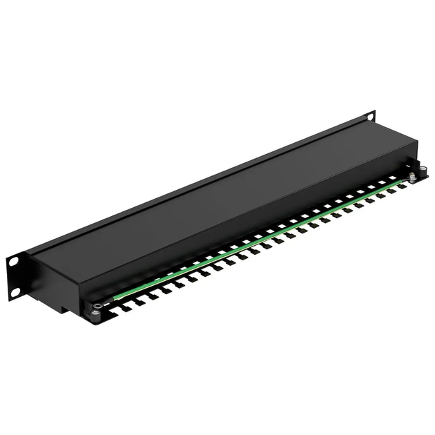 Патч-панель FGB CAT7 24 порта RJ45 1U 19", экранированная Patch Panel, 10Gbps, LSA+, для серверного шкафа - изображение 5