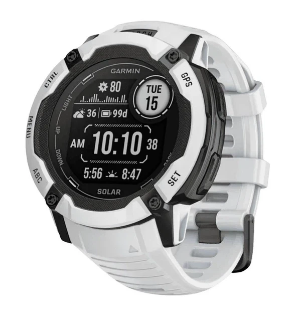 Смарт-годинник Garmin Instinct 2X Solar Whitestone (010-02805-14/04/44) - Фото 1 Смарт-годинник Garmin Instinct 2X Solar Whitestone (010-02805-14/04/44) - изображение 1