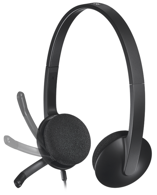 Гарнітура Logitech Stereo Headset H340 (5990386) - изображение 4