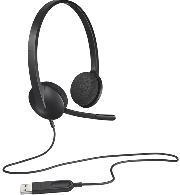 Гарнітура Logitech Stereo Headset H340 (5990386) - изображение 5