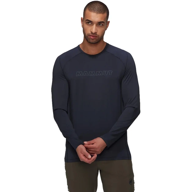 Футболка Mammut Selun FL Longsleeve M Logo XXL Marine - Фото 2 Футболка Mammut Selun FL Longsleeve M Logo XXL Marine - изображение 2