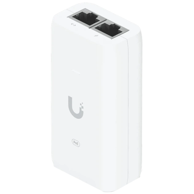 Інжектор Ubiquiti PoE Adapter (15W) (U-PoE) - Фото 1 Інжектор Ubiquiti PoE Adapter (15W) (U-PoE) - зображення 1