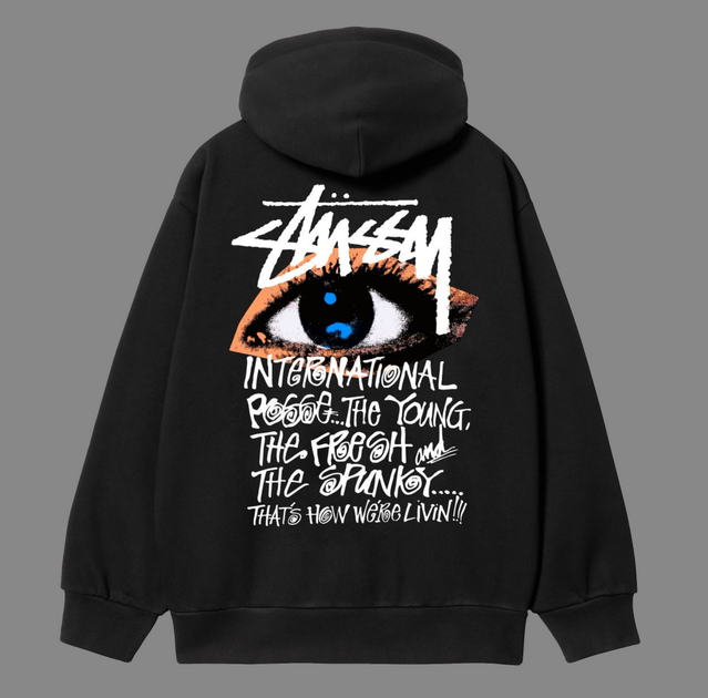 Зип худи Stussy 88803 черного цвета, размер S - Фото 2 Зип худи Stussy 88803 черного цвета, размер S - изображение 2