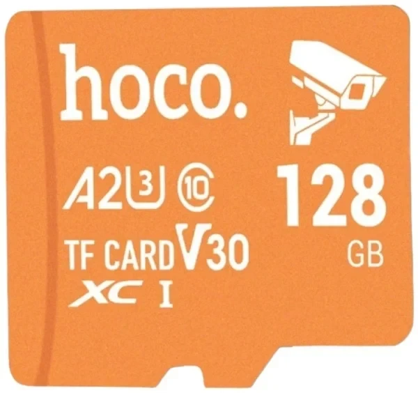 Карта памяти Hoco microSDXC memory card 128GB ultra-high-speed surveillance for camera - Фото 1 Карта памяти Hoco microSDXC memory card 128GB ultra-high-speed surveillance for camera - изображение 1