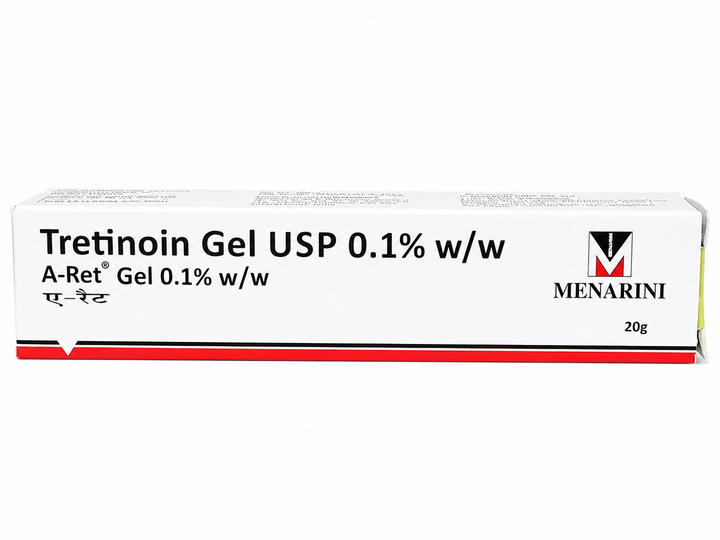 Гель Третиноїн Menarini A-Ret Gel Tretinoin 0,1% 20 г — догляд для проблемної, жирної та комбінованої шкіри - Фото 2 Гель Третиноїн Menarini A-Ret Gel Tretinoin 0,1% 20 г — догляд для проблемної, жирної та комбінованої шкіри - зображення 2