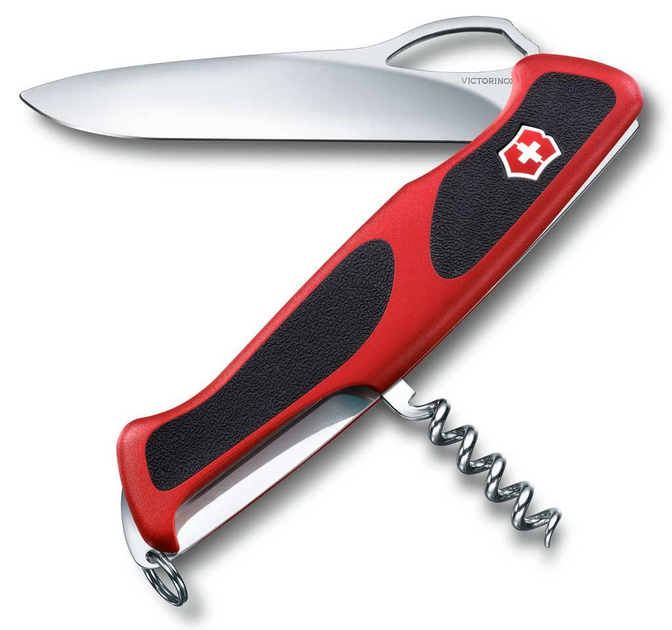 0.9523.MC Нож Victorinox RangerGrip 63 красный/черный - изображение 1