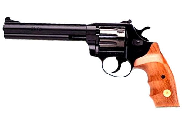 Револьвер под патрон Флобера ALFA model 461 (черный, дерево) - изображение 1