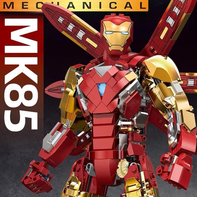 Конструктор Lianhe Chuangxiang Iron Mark Залізна людина 1339 деталей - зображення 5