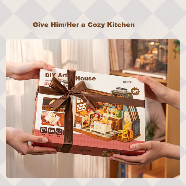 Конструктор Rolife Baking Kitchen DIY Ляльковий будиночок Кухня для випічки - зображення 8