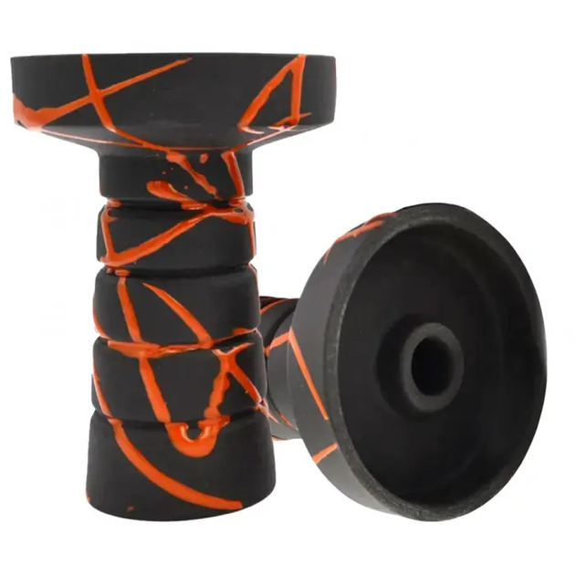 Чаша Gusto Bowls Harmony Black-Red кальянная из глины черно-красная фанел 10.5см - Фото 2 Чаша Gusto Bowls Harmony Black-Red кальянная из глины черно-красная фанел 10.5см - изображение 2