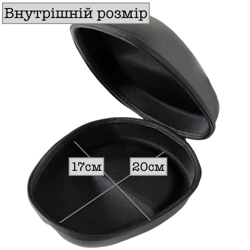 Защитный кейс сумка чехол футляр для наушников Sennheiser HD4.50BT, HD560S, HD200, HD400PRO, HD518, HD558, HD559, HD598 black черный - Фото 5 Защитный кейс сумка чехол футляр для наушников Sennheiser HD4.50BT, HD560S, HD200, HD400PRO, HD518, HD558, HD559, HD598 black черный - изображение 5