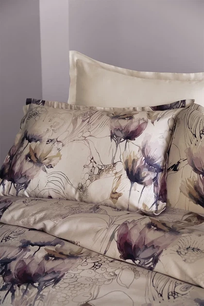 Комплект постільної білизни Issimo Digital Satin 200х220 см Viola - зображення 2