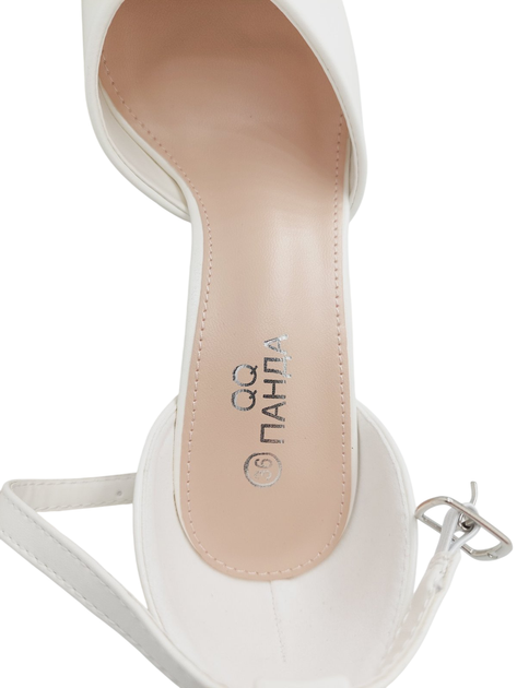 Туфлі жіночі QQ SHOES QQ46-2/37 Білі 37 розмір - 24,0 см устілка - зображення 6