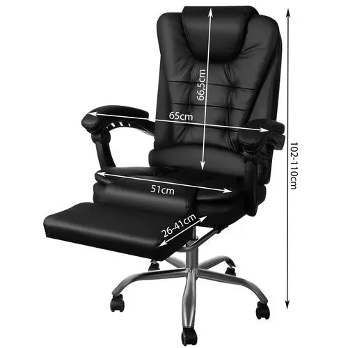 Офісне крісло Malatec 26195 з підніжкою - изображение 3
