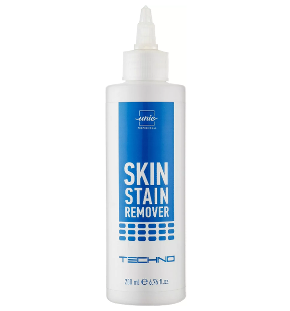 Засіб для видалення фарби зі шкіри Unic Techno Skin Stain Remover 200 мл - Фото 1 Засіб для видалення фарби зі шкіри Unic Techno Skin Stain Remover 200 мл - зображення 1