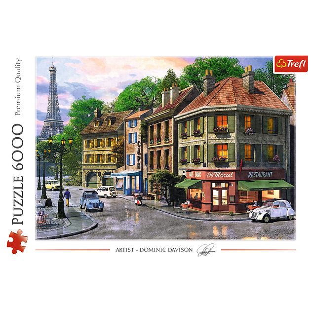 Puzzle Trefl Ulica w Paryżu 6000 elementów (TFL-65001) (5900511650013) - obraz 3